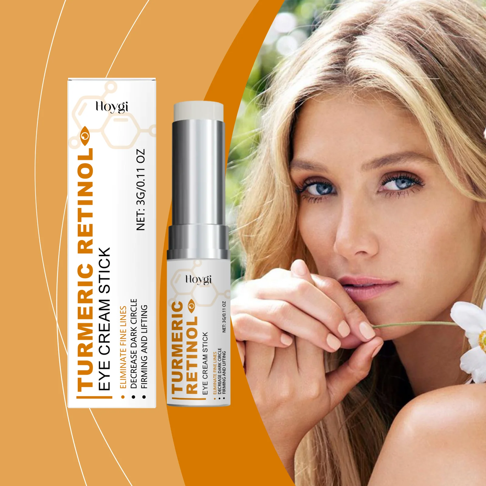 

Крем для глаз с куркумой и ретинолом, против темных кругов, укрепляющий кожу, выцветает тонких линий, мгновенный восстанавливающий крем для глаз, сыворотка-карандаш для женщин, уход за глазами