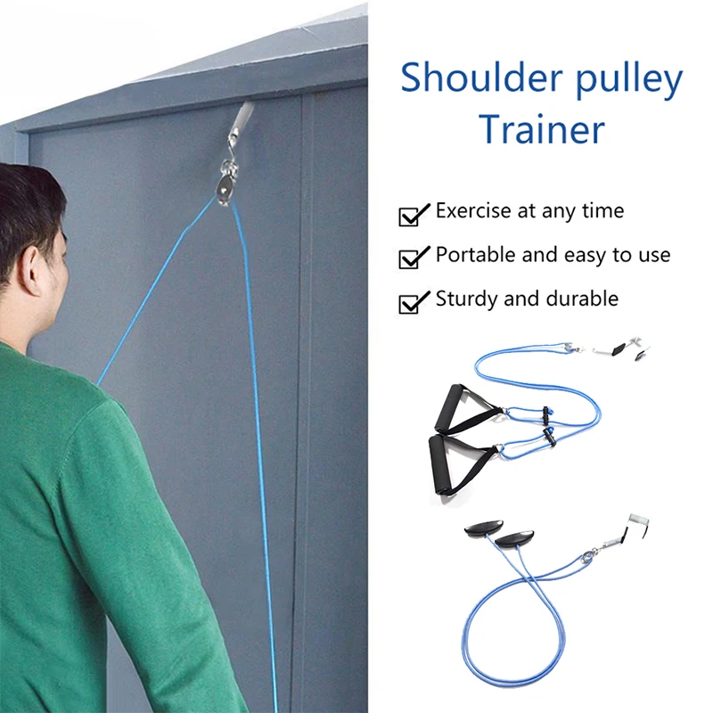 

1 Pcs Shoulder Pulley Over The Door Physical Therapy System Exercise Pulley For Physical Therapy Alleviate Shoulder Pain