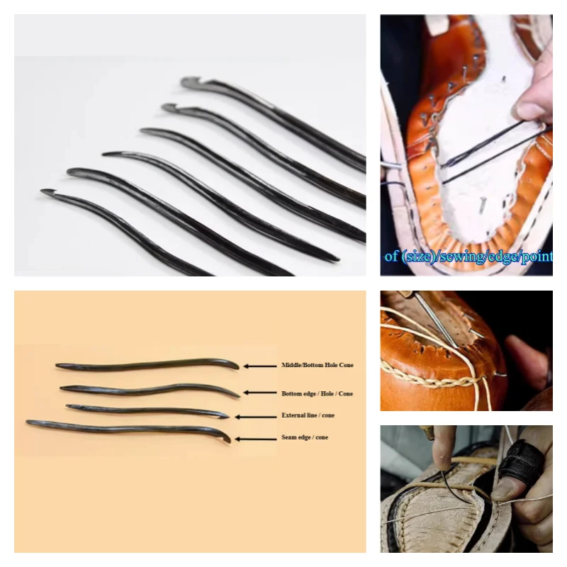 Leather Cone Head Needle Handmade DIY Leather Shoe Sole Manufacturing Suture Drilling Auxiliary Tools  Accessories Cone Head