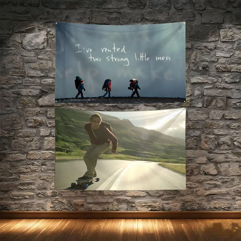 Healing Movie T-The Secret Life of Walter Mitty Flags Tapestry Creative Pattern Photo Living Room Wall Art Party Outdoor Decor