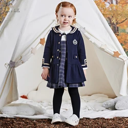 Dave Bella Dress Girl School Dress For Girl Long Sleeve Dress Autumn Preppy Style Girls Clothing 3 4 5 6 7 Year DB3222667