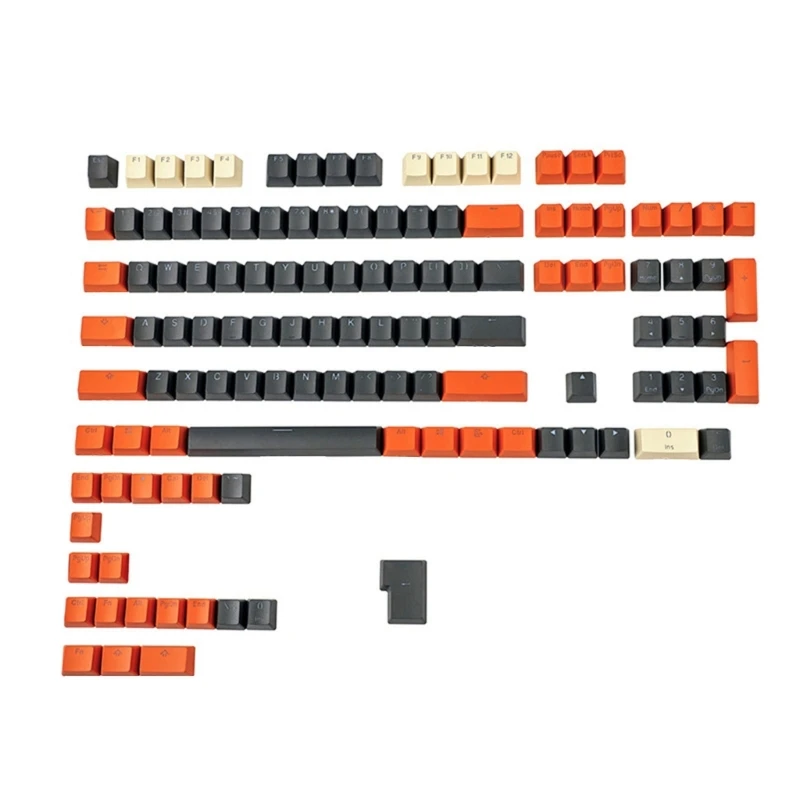 

PBT Keycaps Backlit Keycap Set Double Shot Translucents OEM Profile for 104 96 84 87 68 61 Switches Keyboard Dropship