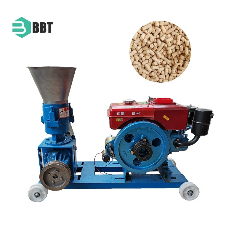 Compact And Convenient Sustainable  Biomass Pellet Mills For Farming