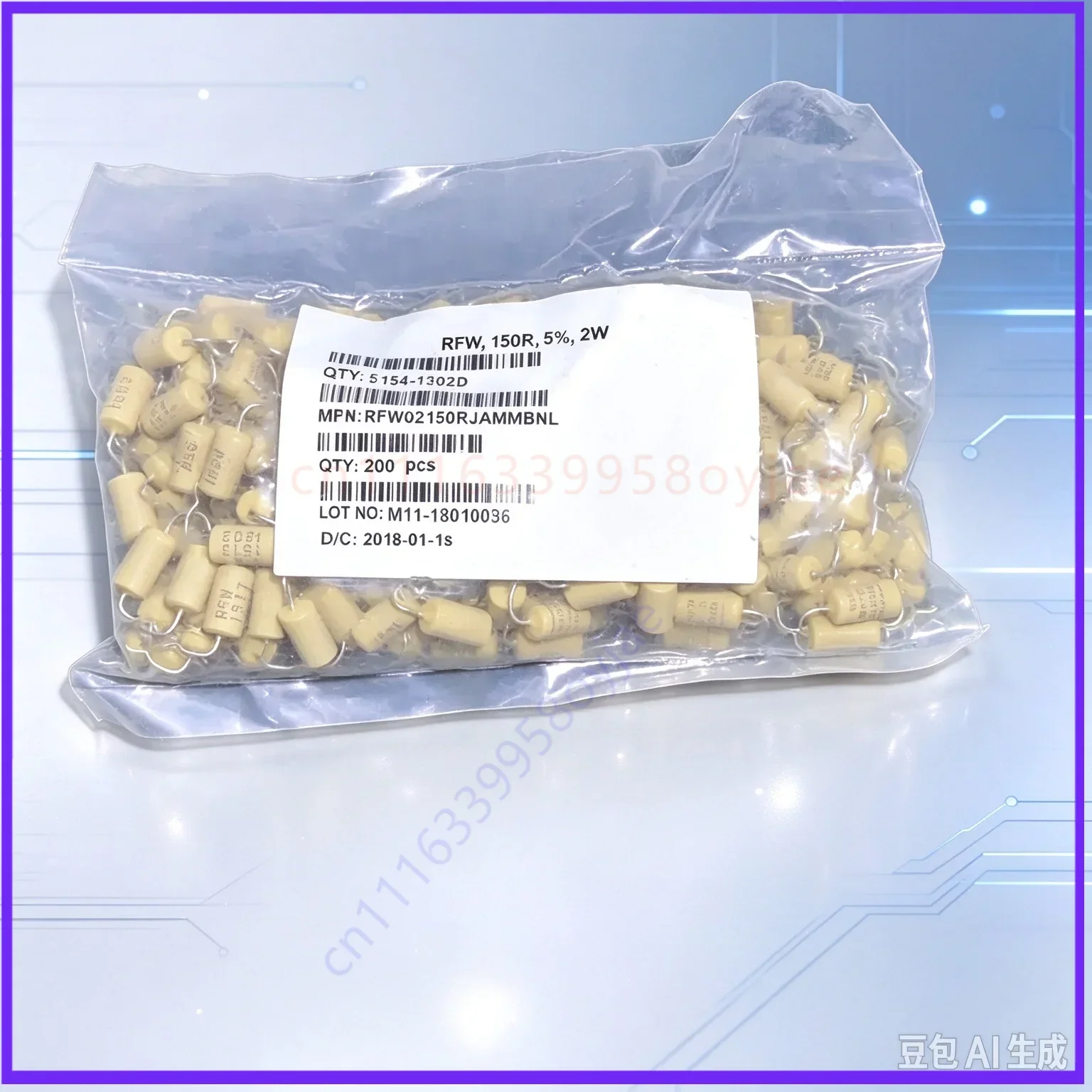 Genuine for RFW 151J 1803 150R 2W HiFi Audio Resistor 5%  200pcs