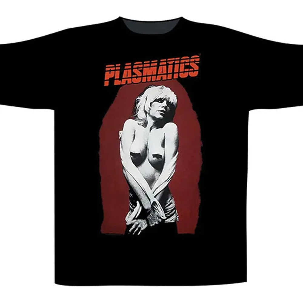 T-Shirt Plasmatics band Wendy O Williams black short sleeve S to 5Xl 1F618 Anime pattern clothing high quality 100% cotton 