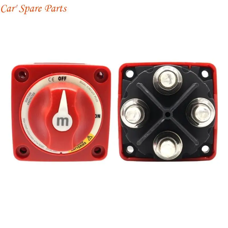 

Y4UA M-Series Switch Cut Dual On/Off Marine Boats 12-48V 300A Battery Switch Isolator