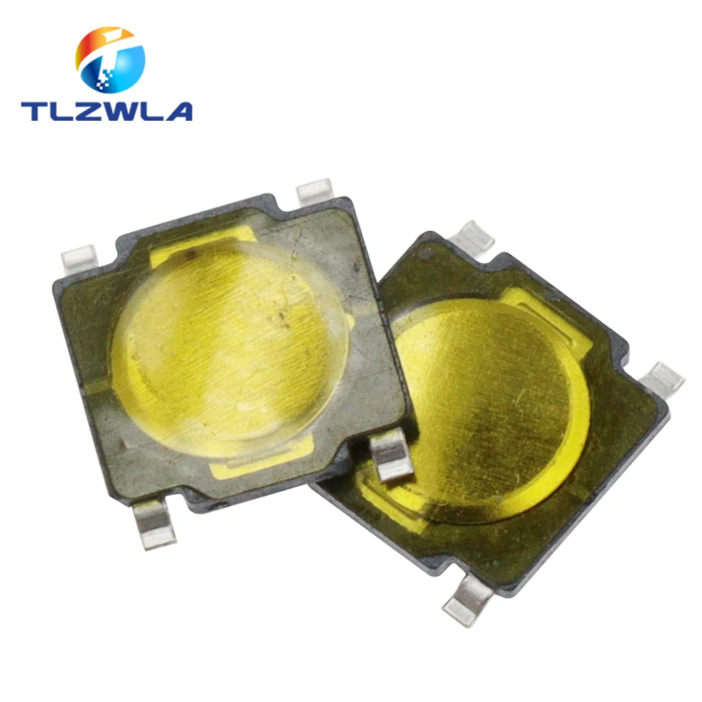 100PCS Film Switch 4Pin 4.5X4.5X0.55MM Micro Switch SMD Tactile Push Button Switch 4.5*4.5*0.55mm