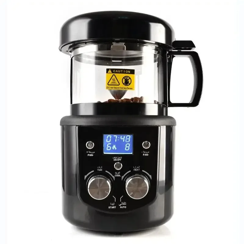 

New 110g Home Coffee Roaster Electric Mini No Smoke Coffee Beans Baking Roasting Machine 110-240V 1400W Coffee Bean Roaster