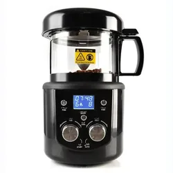 Tostador de café doméstico de 110g, Mini máquina eléctrica para hornear granos de café sin humo, 110-240V, 1400W