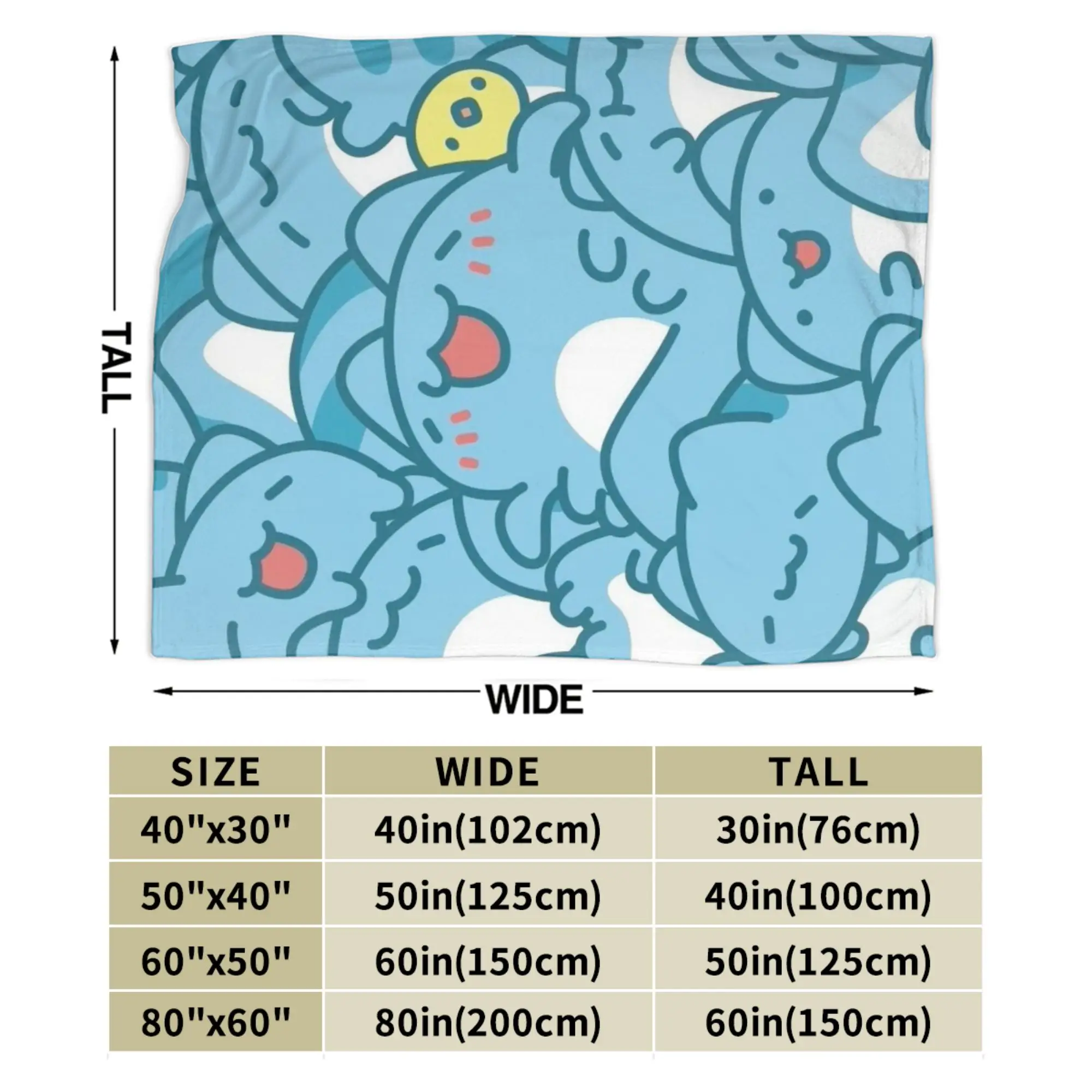 Bugcat كابوس الكرتون ستة أرجل الأزرق القط البطانيات الصوف متعددة الوظائف فائقة النعومة رمي البطانيات للمنزل أفخم رقيقة لحاف #6