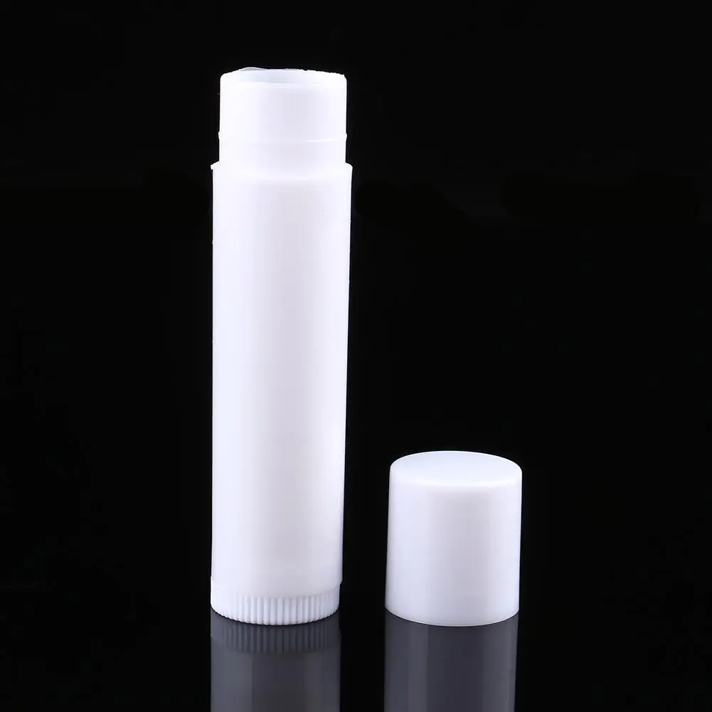 

100PCS 5ml Empty Lipstick Lip Balm Container Tube - Clear/Black/White