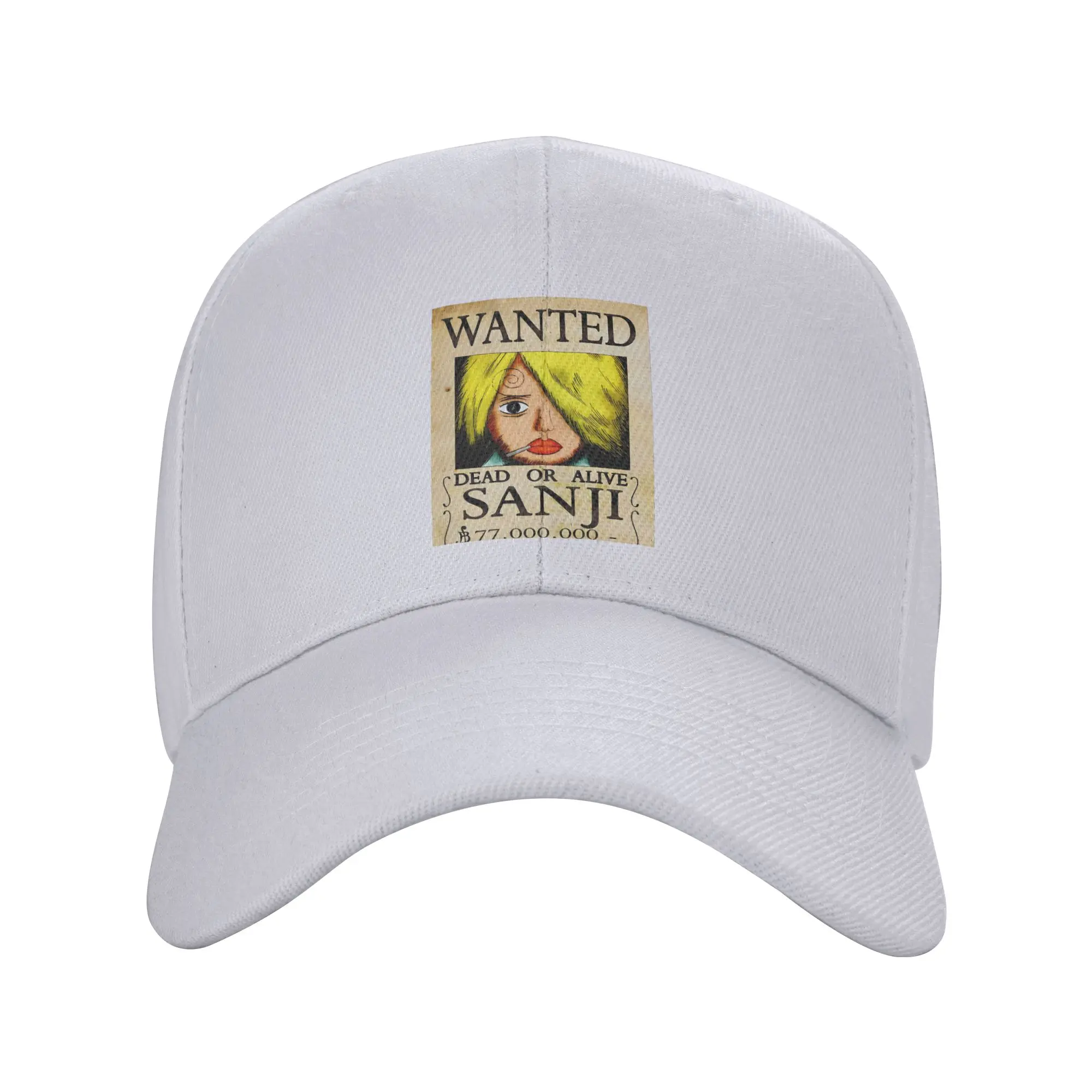 Fashion Sanji wanted fans Curved Brim Baseball Cap Students Women's Cap