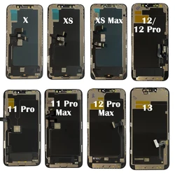 OLED For iPhone X XS XR XS Max 12 12 Mini 13 14 LCD Display Digitizer Touch Screen For iPhone 11 Pro 12 Pro Max 13 Mini 14 Plus