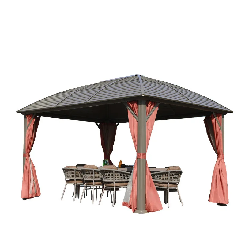 Gazebo Courtyard Shade Pavilion Gazebo Garden Tent Four Corners Gazebo Tea Room Customizable