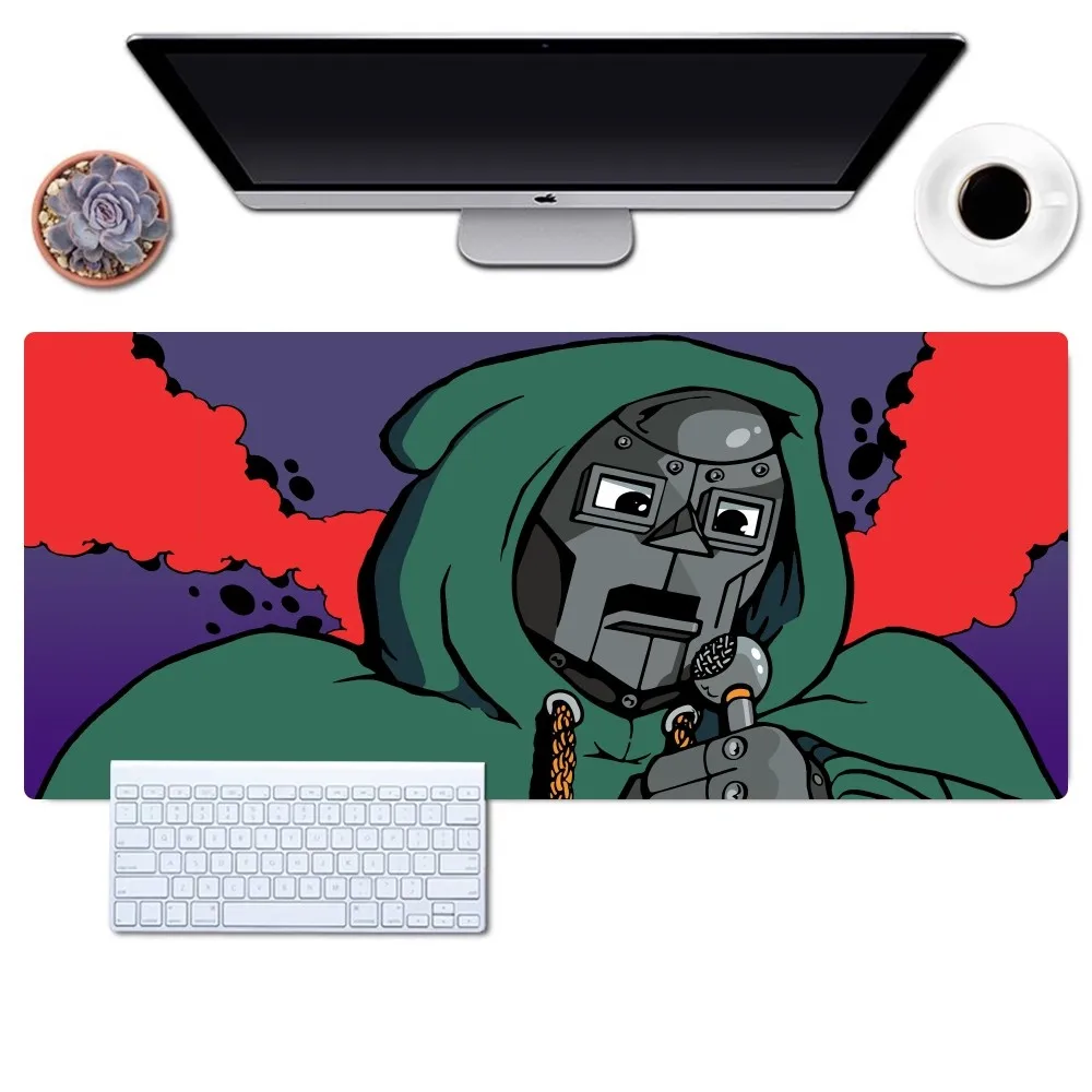 MF DOOM Rapper Mousepad Gaming Office Desk Pads Large For Computer Non-slip Lockedge Mouse Pad