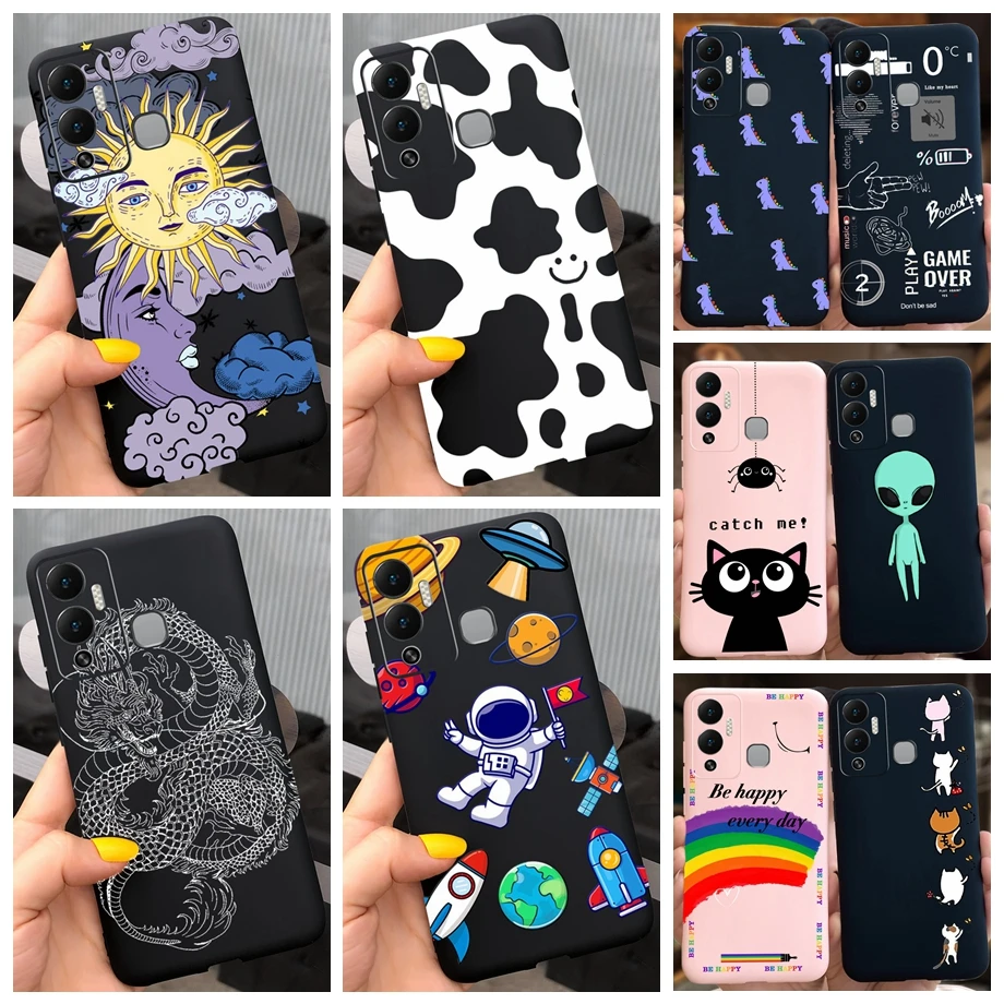 For Infinix Note 12 Pro 4G NFC Case Note 12 G96 Soft silicone TPU Back Cover For Infinix Hot 12 Play NFC Hot 12i  Phone Cases