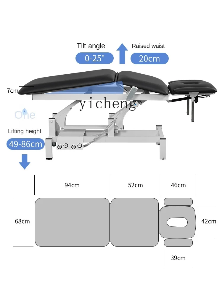 ZF Electric Physiotherapy Bed Massage and Spinal Correction Bed Reset Bed Lifting Multifunctional Beauty