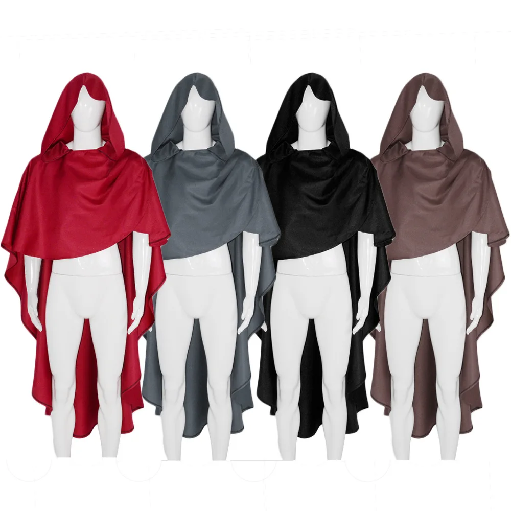 رداء فارس القرون الوسطى أزياء الهالوين لمرحلة الأداء عباءة الراهب لعام 2023 زي المسرح العرقي النسائي الجديد #1