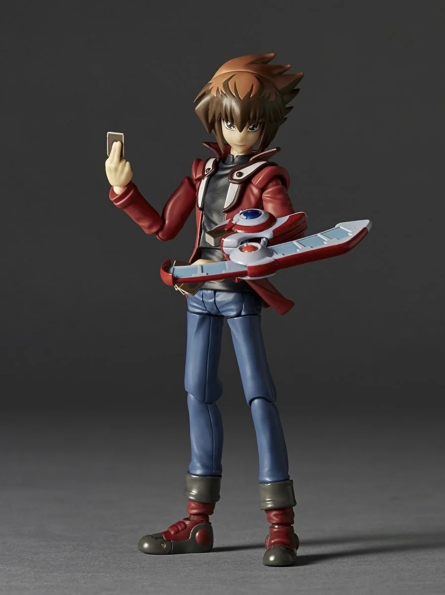 In Stock Kaiyodo AMAZING YAMAGUCHI 1/12 Male PVC Revol Ech Yu-Gi-Oh! GX With Replace Face Full Set 6in Action Figures Model