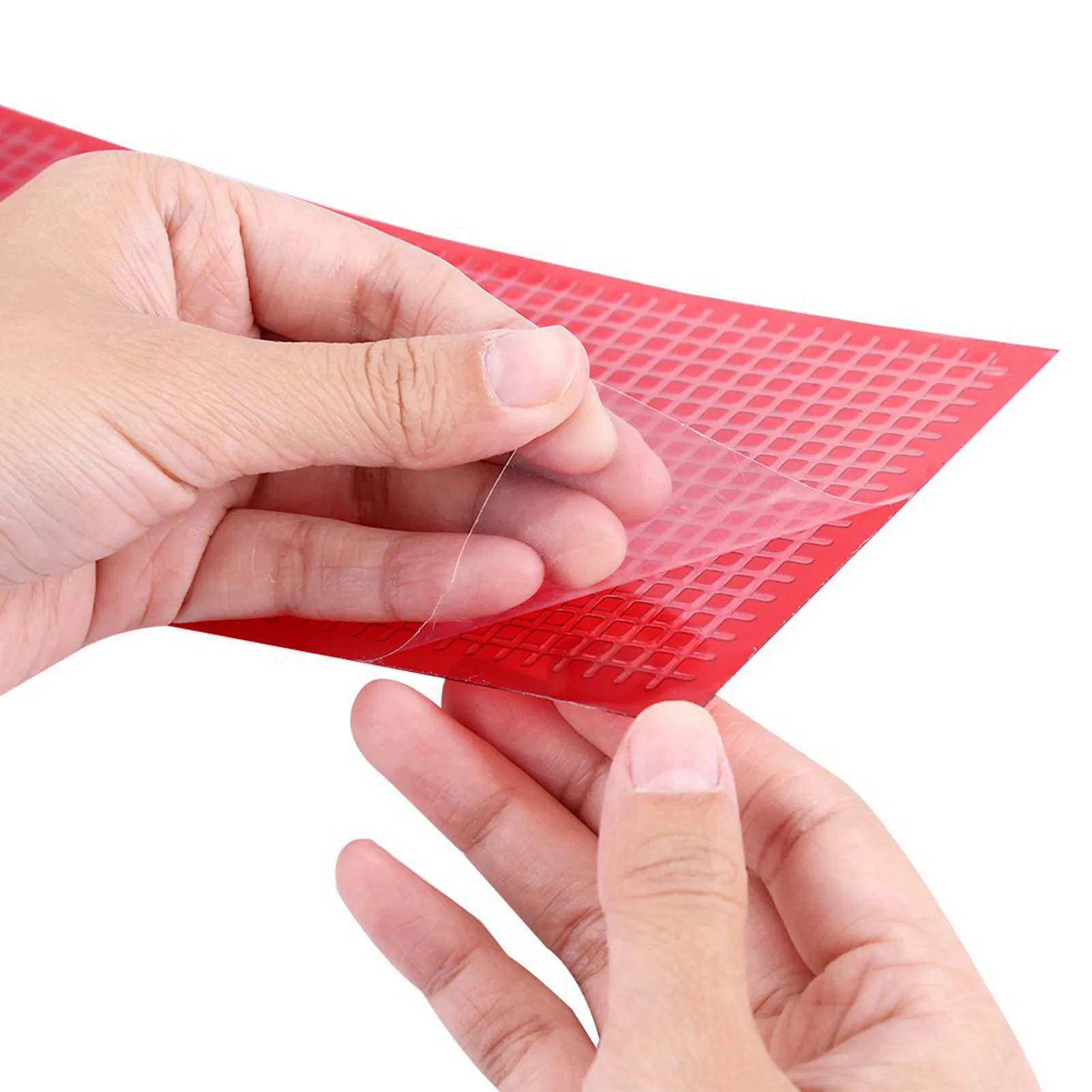 Car Light Crack Repair Film Kit 192x95mm Grid Pattern Pre-Cut for Tail Light Turn Signal Lens Auto Kit Maintenance Supplies