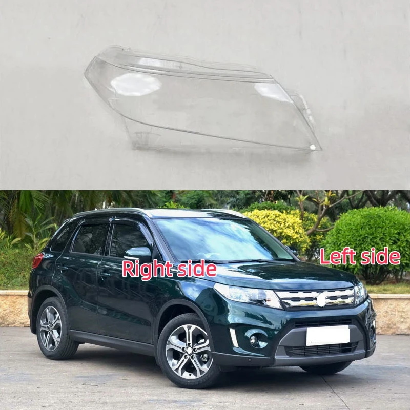 For Suzuki Vitara 2016 2017 Car Headlight Shell Headlamp Lens Cover Replace Lamp Shade Headlamp Glass
