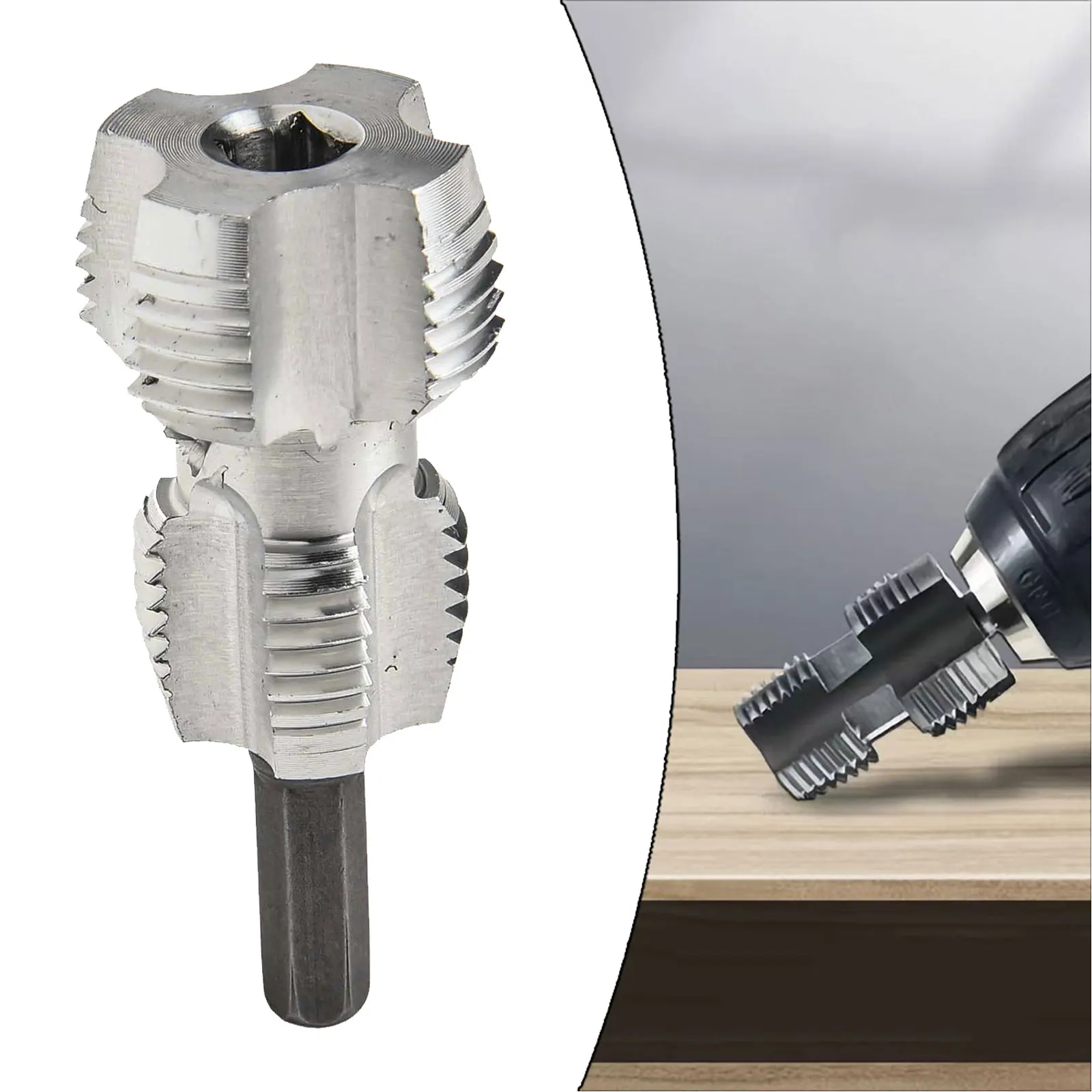 PPR Water Pipe Inner Hole Drill Double Heads PPR Pipe Threader For 1/2inch 3/4inch Pipes Threading Plumbing Tap