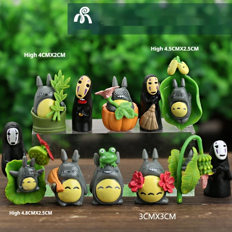 Neue Miyazaki Hayao Hexe Kiki Totoro Handgemachte Micro Landschaft Gesichtslosen Männliche Handgemachte Anime Blind Box Desktop Dekorationen Geschenke