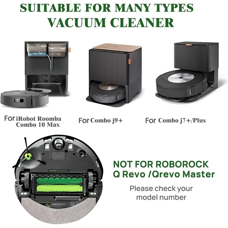 قطع غيار B58B لقطع غيار Irobot Roomba Combo 10 Max، Combo J9+، Combo J7+/Plus Vacuum Parts