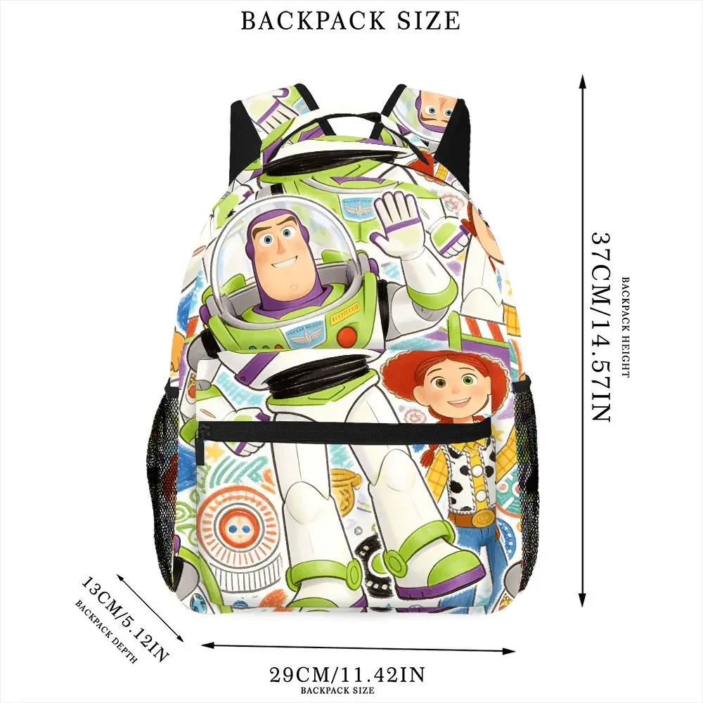 กระเป๋าเป้ดิสนีย์ ทอย สตอรี่ บัซ ไลท์เยียร์,กระเป๋าลำลอง, ความจุขนาดใหญ่, ของขวัญคุณภาพสูง, ใช้ในชีวิตประจำวันแบบเฉพาะบุคคล