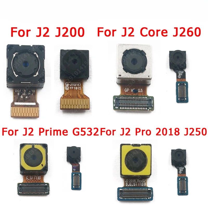Câmera frontal e traseira para samsung galaxy j2 core prime j2 pro 2018, peça de reposição