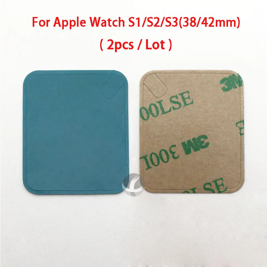 Display Screen Frame Sticker for Apple Watch, Exclusive Adhesive, 38mm, 42mm, 40mm, 44mm, Series 1 2 3 4 5 S1, S2, S3, S4, 2Pcs