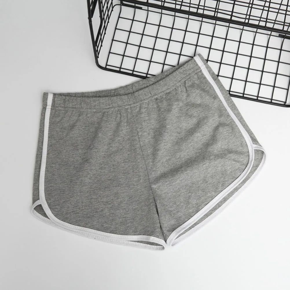 

Yoga Running Beach Shorts Shorts Quick Dry Breathable Sports Beach Pants Lightweight Wear (Grey)