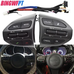 High Quality Car Steering Wheel Buttons Car-styling Button Switch Cruise Volume Control Buttons For Kia K5 Optima 2014-2015
