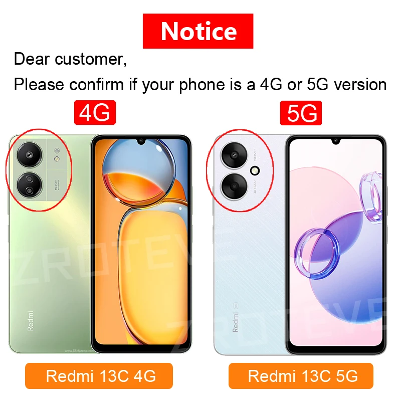 For Redmi13C Case ZROTEVE Ultra Slim Hard PC Frosted Cover For Xiaomi Redmi 13 13C Redmi13 4G Xiomi POCO C65 PocoC65 Phone Cases