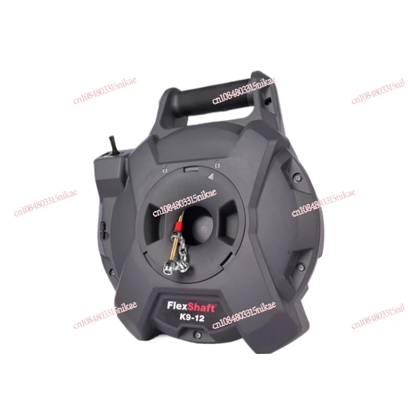 

K9-12 electric flexible shaft kitchen sewer pipe dredging machine oil coffee residue pipe wall cleaning