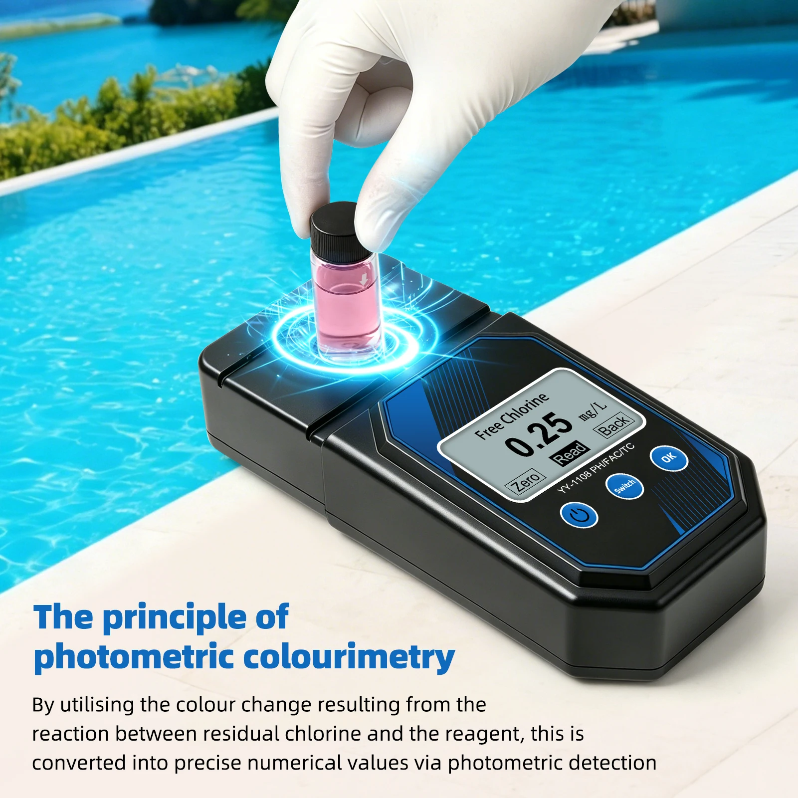 3-in-1 디지털 수질 분석기 PH FAC 잔류 염소 - Marine Aquarium Water Testing 리뷰 및 가격