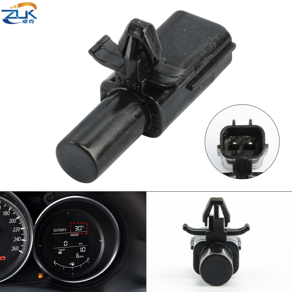 ZUK Brand New Car Ambient Outdoor Air Temperature Sensor For MAZDA 2 3 5 6 CX-5 CX-7 2006-2014 OEM:G518-61-764