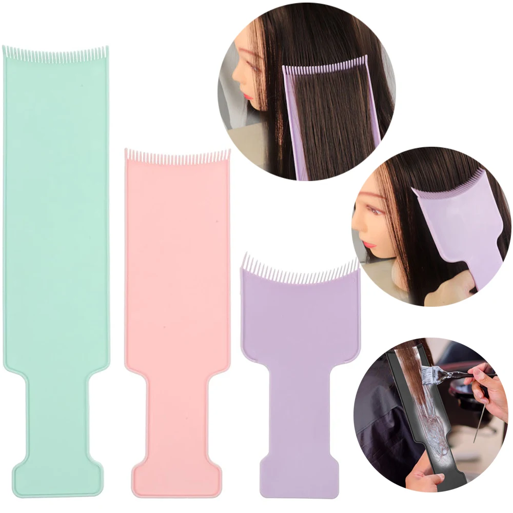 

Professional Hair Coloring Board Hair Dyeing Comb Hair Brush Highlighting Applicator Styling Barber Tools Salon Hair Accessaries