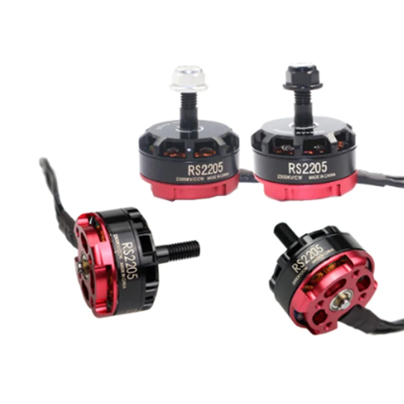 มอเตอร์ไร้แปรงถ่าน CW ccw RS2205 2205 2300KV RC สำหรับ2-6S 20A/30A/40A บังคับวิทยุ FPV QAV250มัลติคอปเตอร์โดรนแข่ง