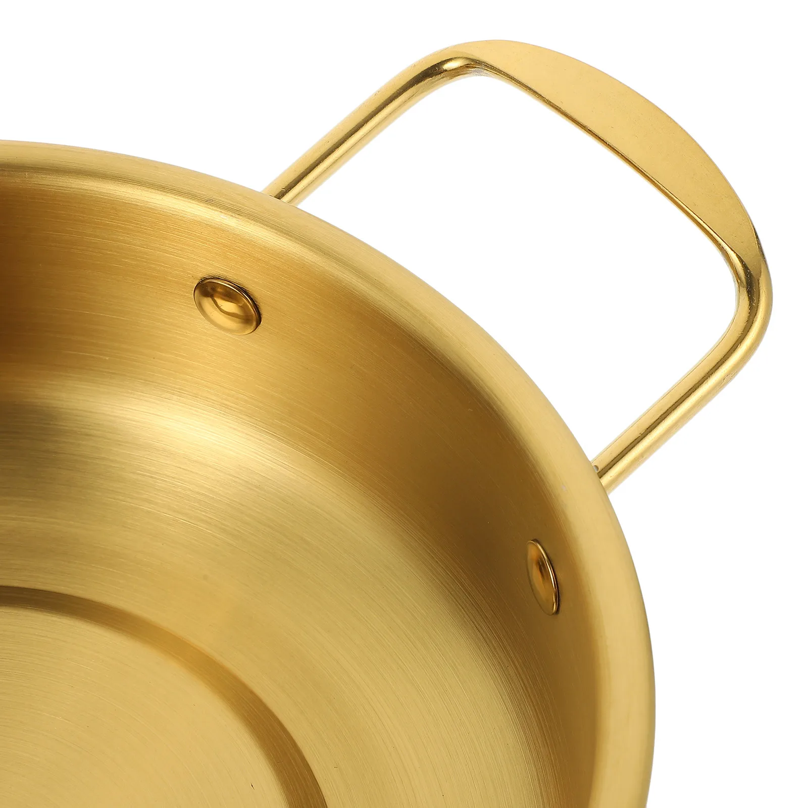 

Hotpot Frying Pan Small Wok Induction Cooker Stainless Steel Pans Cooking Snack