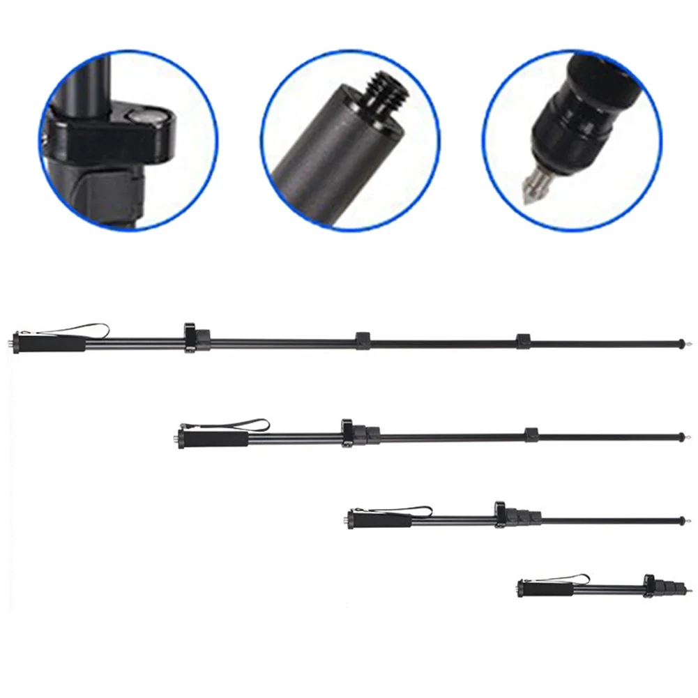 Telescopic Centering Pole 47-150cm Aluminum Alloy Lightweight Survey Rod For Portable GNSS GPS Measurement And Inspection Tool