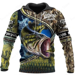 Fishing 3d Print Hoodies Men Fashion Oversized Hoodies Women Sweats Boy Coats Men's Clothing Male Tracksuits Outdoors Sportwear