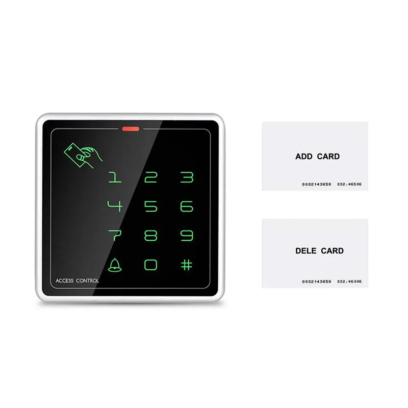 Touch Keypad  Metal Access Control Waterproof IP66 125K ID Card 2pcs Mother Card