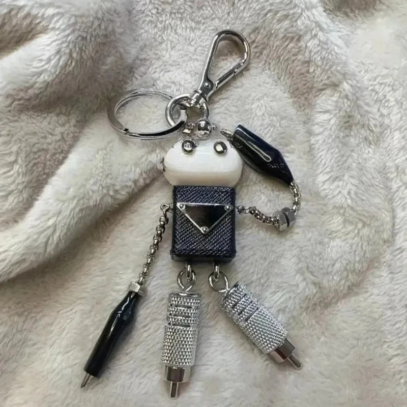 Alloy Material Fashionable Keychain Pendant Bag Accessory with Letter Pattern Stylish Retail And Dropshipping Bag Charm image 4