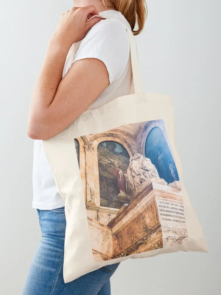 Boston Public Library Tote Bag university shopper bag large tote bag custom fabric Women's shopper