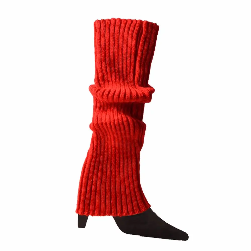 

Loose Winter Autumn Girls Lolita Cosplay Halloween Costume Accessories Women Hosiery Wool Leg Warmers Foot Cover Knitted Socks