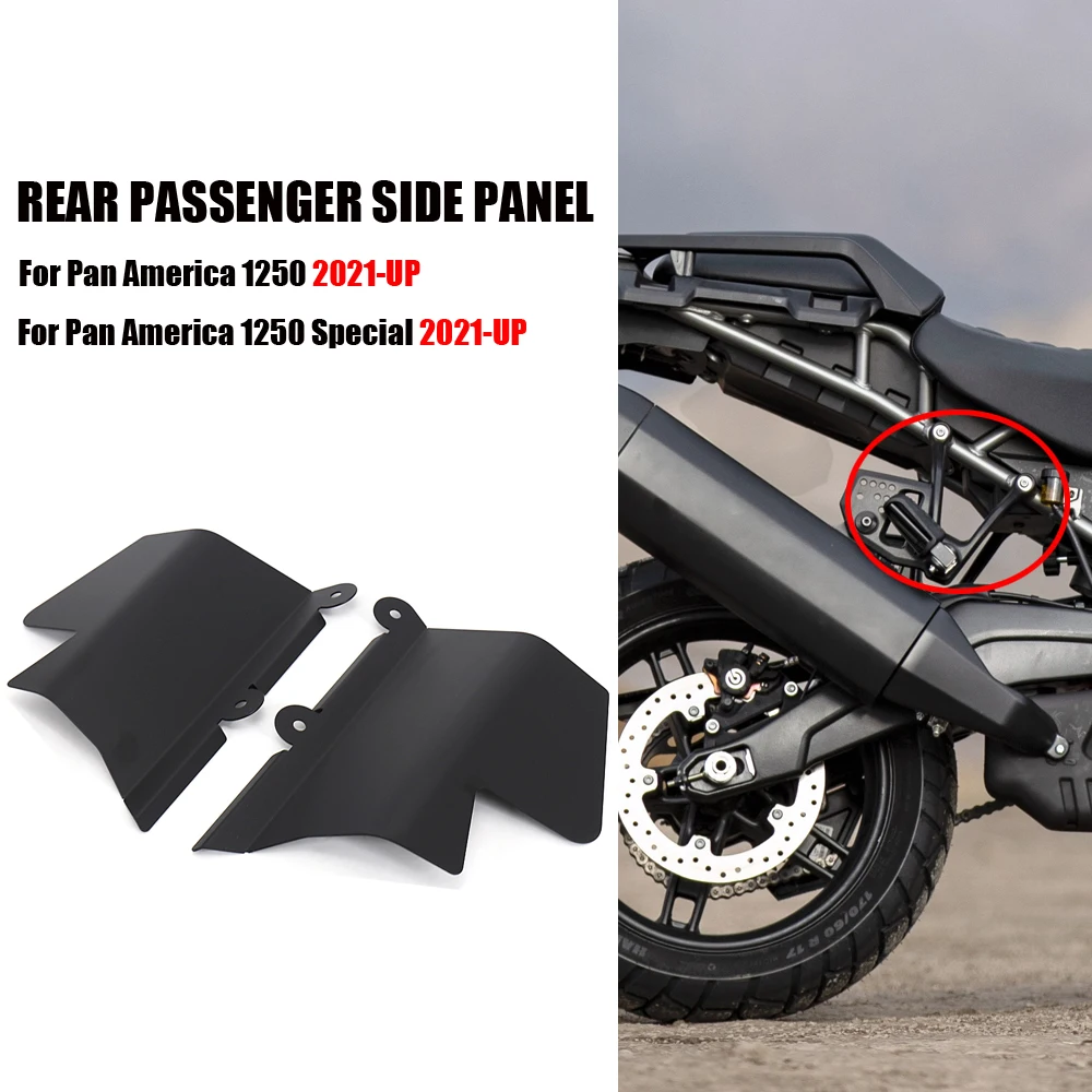 

Motorcycle Accessories Passenger Footrest Side Frame Cover Fender Splash Guard Guard For Pan America 1250 S Special 2021 2022