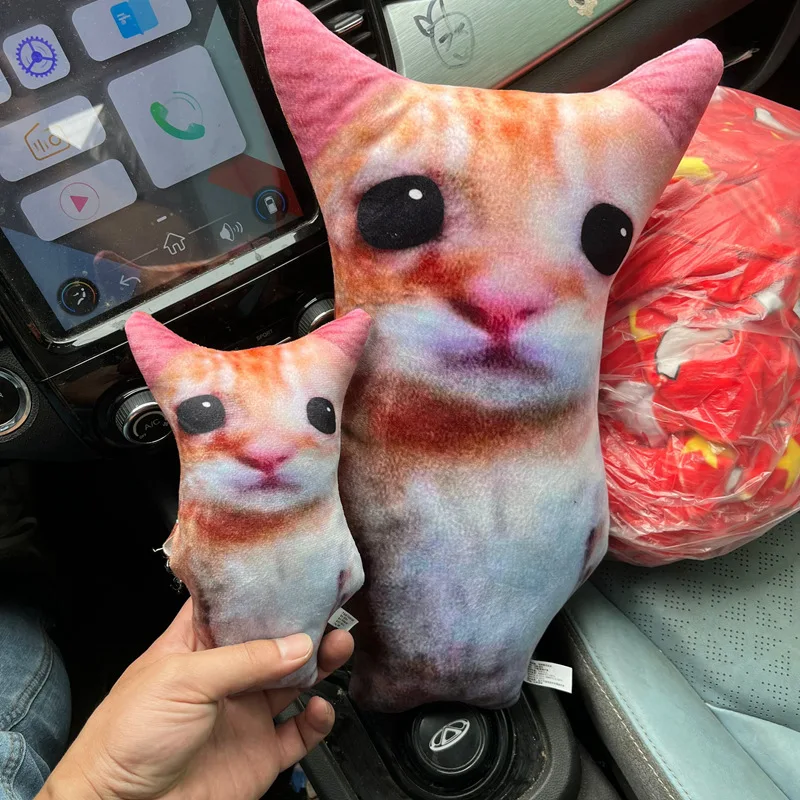 20-40CM Simulated Cat Doll Plush Toy Stuffed Soft Animal Plush Kitten Pillow Car Cushion Kids Girls Birthday Gift Pet Toys Decor