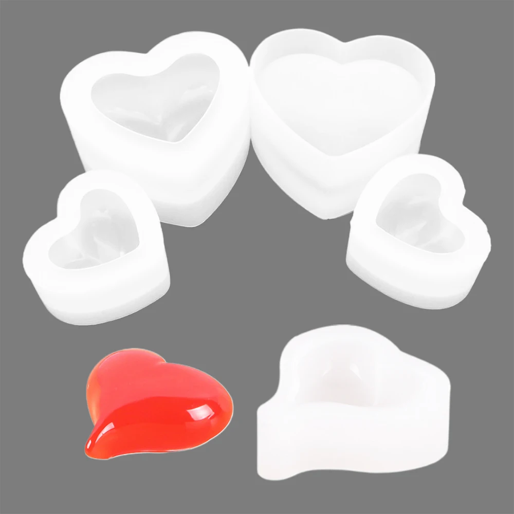 1 pezzo di stampo in silicone stampo per parole a forma di cuore resina epossidica colla a goccia di cristallo fai da te stampo in silicone a forma