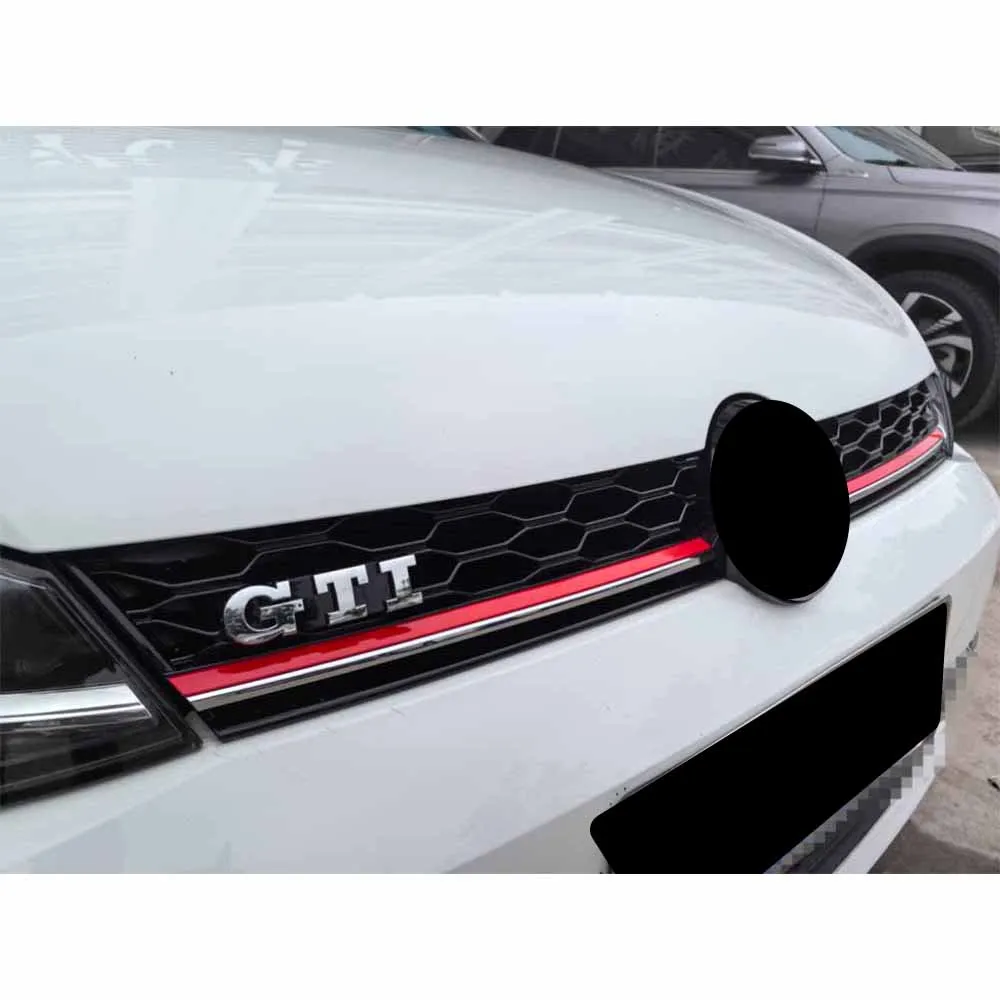 For Golf 7 Bumper Grille Modified GTI Sporty Style Racing Parts Upgrade Appearance Replace Original Grille 2014 2015 2016 2017